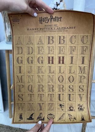 Плакат газета гарри поттер, хогвартс, дамблдор, сириус блэк, гермиона, беллатриса