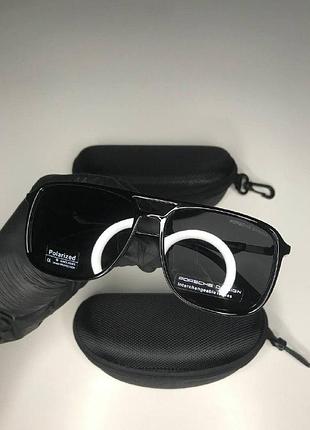 Квадратные мужские солнцезащитные очки porsche design polarized модные антибликовые защита от уф uv400