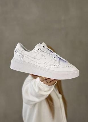 Нереальні жіночі кросівки nike kwondo 1 g-dragon peaceminusone triple white білі