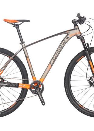Велосипед найнер crosser x880 29" (рама 19, 1*12) shimano deore сіро-помаранчевий