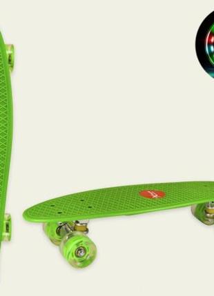 Пенні борд penny board 22" sc20428 56*15 см колеса pu світяться