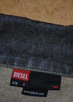 Diesel фирменная муж джинсовая куртка джинсовка дизель s2 фото