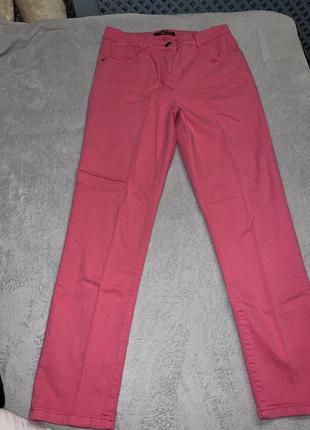 Розовые брюки джинсы3 фото