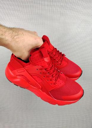 Женские кроссовки nike air huarache red4 фото