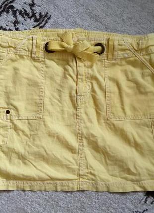 Яркая коттоновая мини-юбка от papaya на м/л