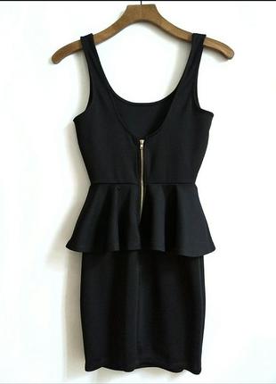 Usa!🔥 очаровательное платье мини с баской, casual/smart casual3 фото