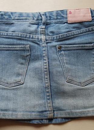 Стильна джинсова спідниця р. 1042 фото