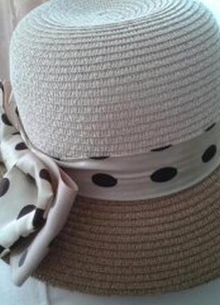 Летние шляпы з натуральной соломки.4 фото