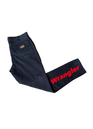 Насыщенно черные джинсы wrangler w 36 l 32