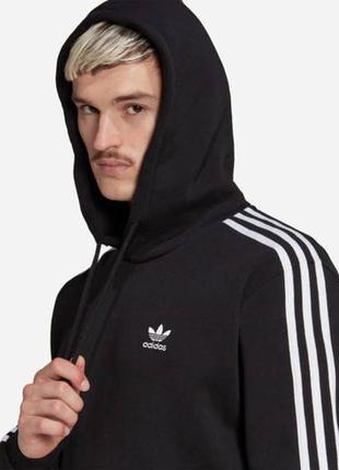 Толстовка&nbsp;adidas&nbsp;originals adicolor classics 3-stripes hoodie4 фото