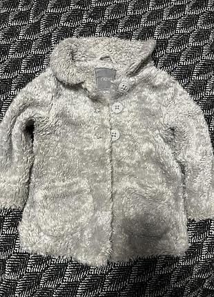 Демісезонна шубка next 1,5-2 роки 92 зріст