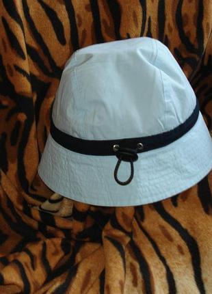 Панама голубого цвета"marks & spencer",55-57см.,100%коттон.