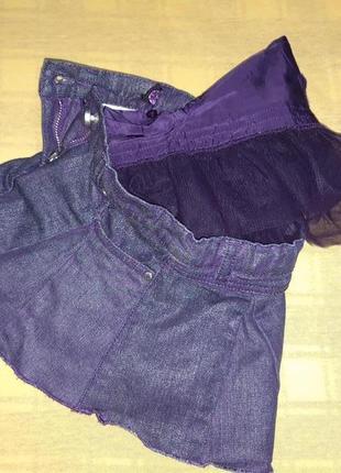 Джинсовая юбка microbe, дорогой итальянский бренд, оригинал.6 фото