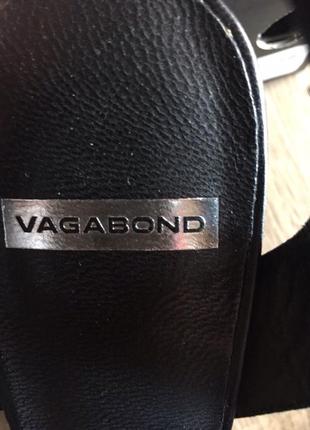 Кожаные босоножки vagabond оригинал 39/40 платформа танкетка8 фото