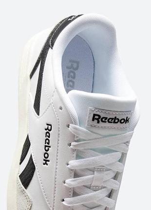 Кожаные белые низьи мужские кеды reebok royal techque 44-45 размер8 фото