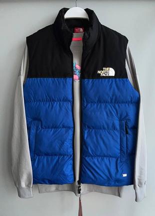 Жилетка the north face blue6 фото