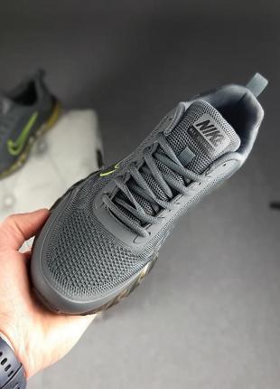 Кроссовки nike max advantage 2 серые с салатовым