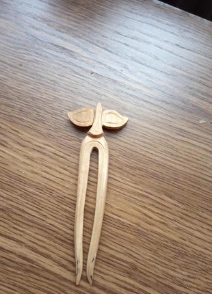 Заколка для волос дерево ено