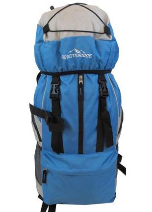 Туристический, походный рюкзак 45l adventuridge голубой с серым2 фото