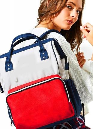 Рюкзак-сумка для мамы 12l living traveling share разноцветный2 фото