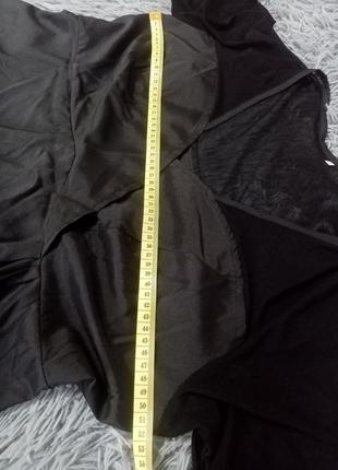 Легкое платье черное с сеточкой фасон солнце обмен3 фото
