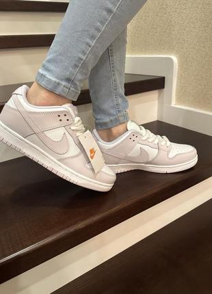 Купить женские кроссовки nike dunk low light pink, купит женккие кроссовки найк9 фото