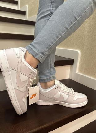 Купить женские кроссовки nike dunk low light pink, купит женккие кроссовки найк6 фото