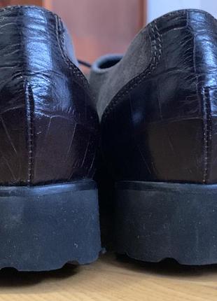 Женские кожаные туфли (оксфорды)5 фото