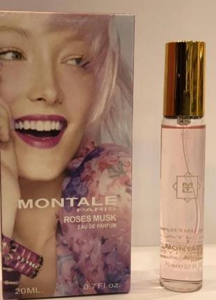 Мініпарфуми унісекс montale roses musk 20 ml, монталь роуз муск1 фото