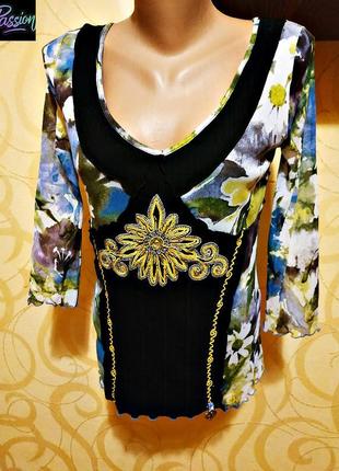 34.романтическая дизайнерская блуза итальянского бренда shirt passion, made in italy