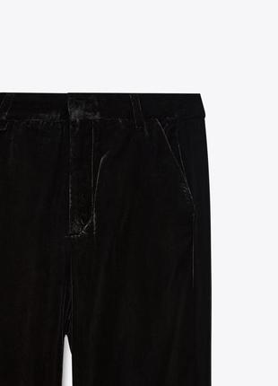 Шикарные бархатные брюки из новой коллекции zara3 фото