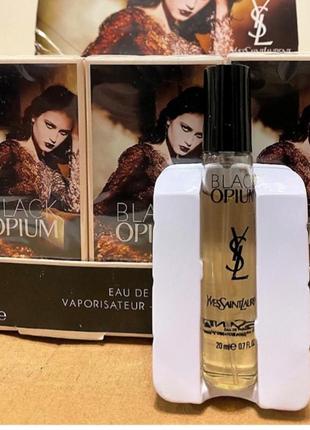 Жіночий мініпарфуми yves saint laurent black opium 20 ml, ів сен лоран блек опіків