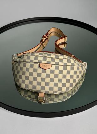 Бананка в стилі louis vuitton discovery bumbag pm ivory5 фото