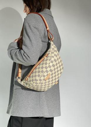 Бананка в стилі louis vuitton discovery bumbag pm ivory9 фото