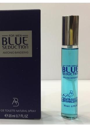 Мини-парфюм мужские blue seduction antonio banderas 20 ml, блю седакшн антоно бандерас