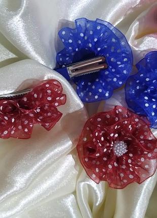 Заколочки для девочки. бантики на заколочках