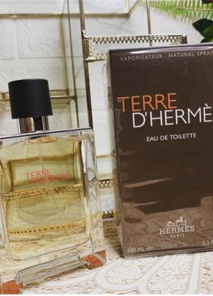 Hermes terre d'hermes туалетная вода 100 ml гермес терра херс ьере де хермес парфюмерия мужская