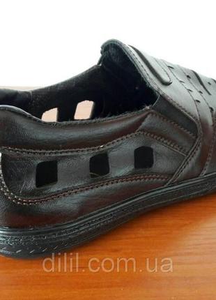 Босоножки сандалии мужские бордовые прошитые - босоніжки сандалі чоловічі бордові