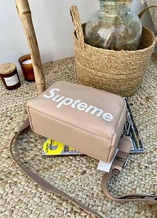 Сумка жіноча беж 6