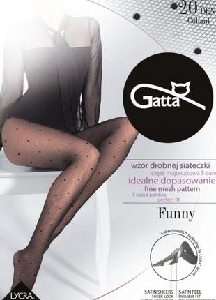 Колготы в мелкий горошек