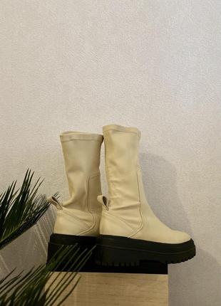 Сапоги zara женские