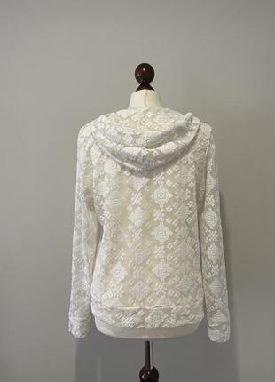 Худи лонгслив с капюшоном на молнии5 фото