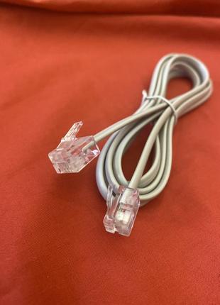 Кабель для стационарных телефонов с штекерами