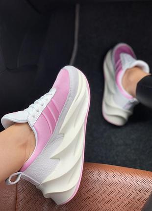 Стильные концептуальные кроссовки adidas в розовом цвете (весна-лето-осень)😍4 фото