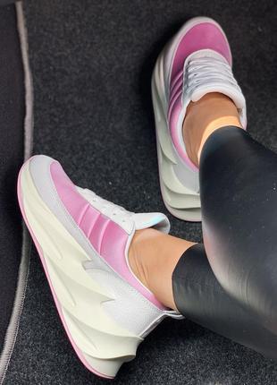 Стильные концептуальные кроссовки adidas в розовом цвете (весна-лето-осень)😍5 фото