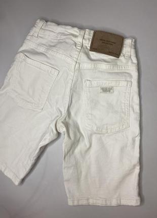 Шорты zara белые джинсовые 4