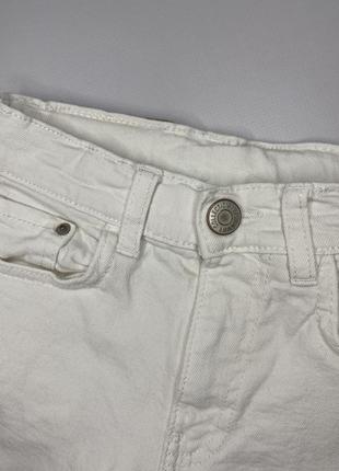 Шорты zara белые джинсовые 3