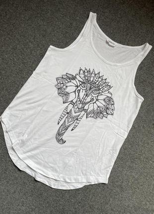 Базовая майка с принтом от even &amp; dod