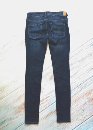 Стильные темно синие джинсы скини mango2 фото