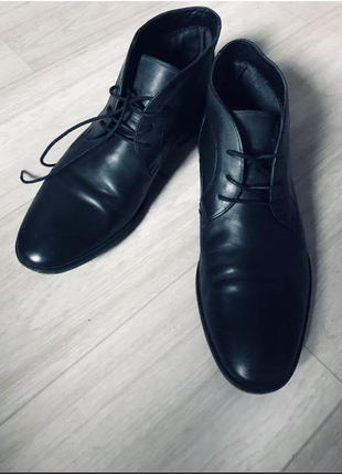 ❤️🌺шкіряні чоловічі туфлі-ботинки (aldo) ❤️🌺43-44🌺 48%скидка🌺❤️